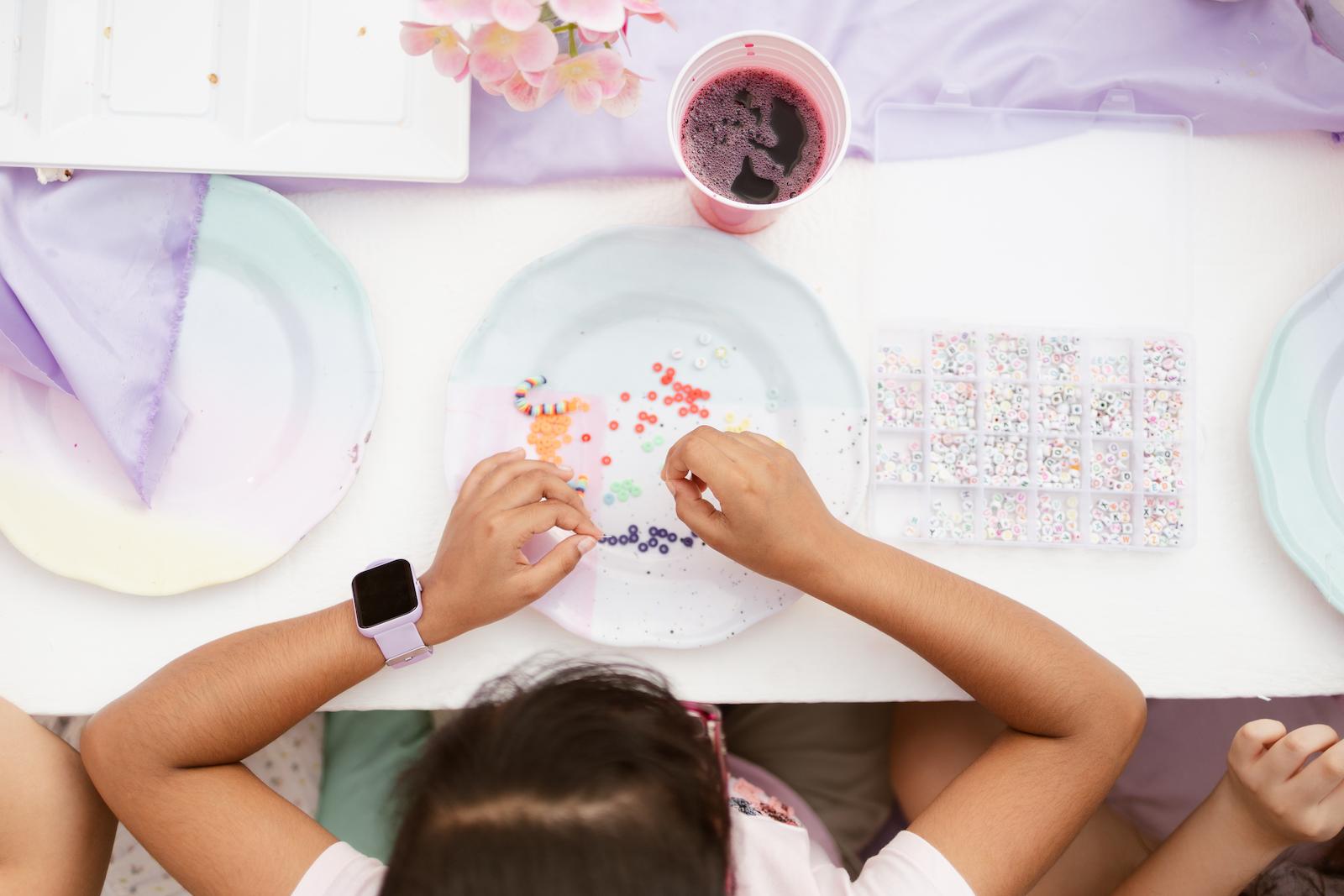 Manualidades en fiesta infantil