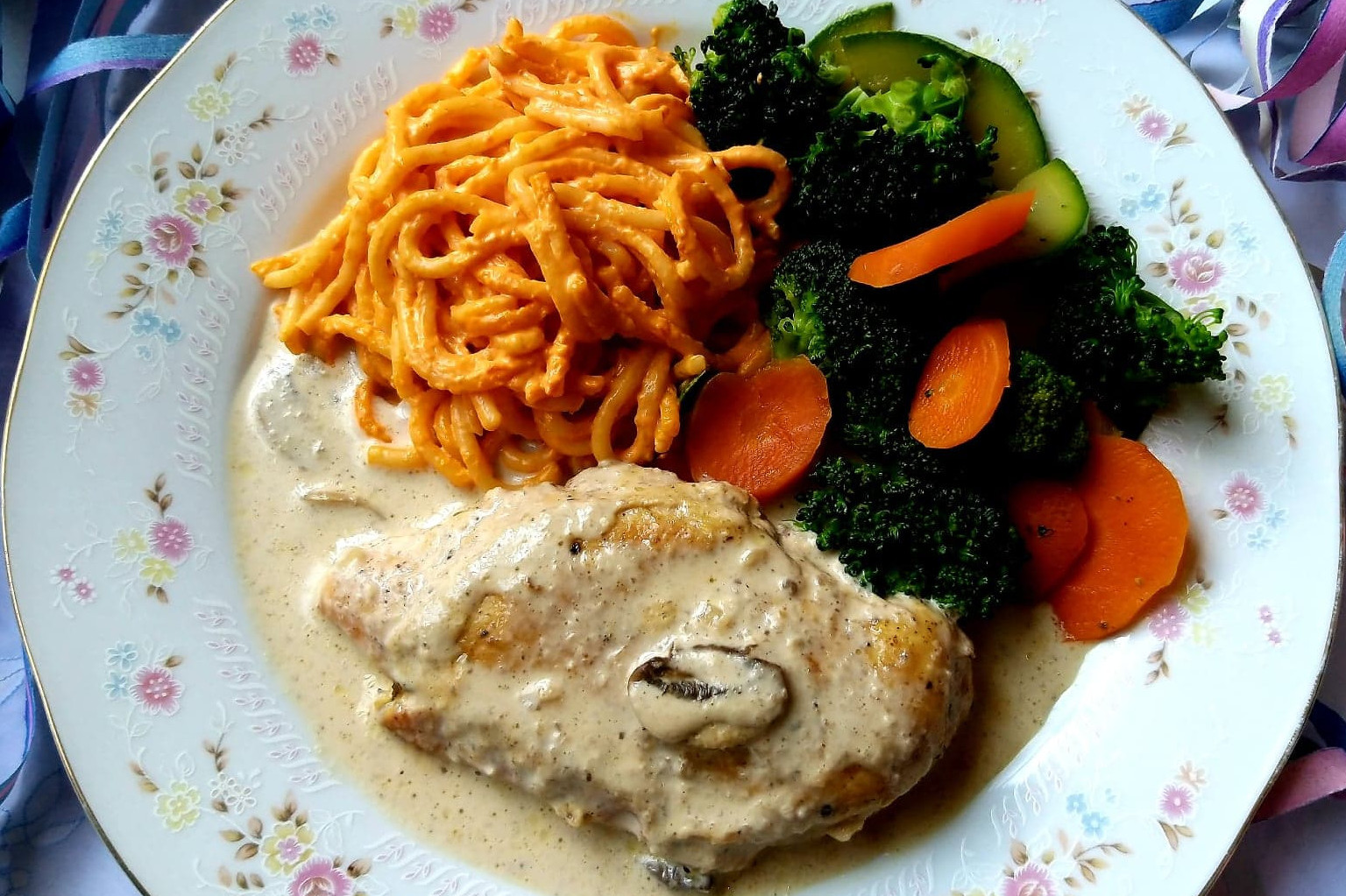 Pechuga en salsa de champiñones